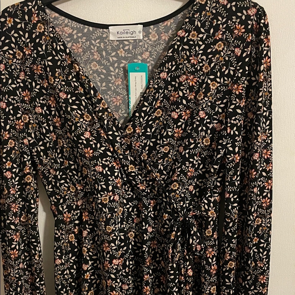 Kaileigh Multicolor Floral Long Sleeve Dress